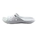Kaiback Men's Poolside Slide Shower Sandal (10/11, White)