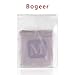 Bogeer Large Merry Christmas Jute Burlap Banners Christmas Decorations Christmas Decor,5.6×6.3×1in,Wine red