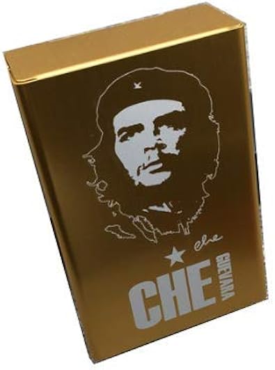 Amazon アルミ合金シガレットケース チェ ゲバラ 黄 Hui Chuan Store シガレットケース