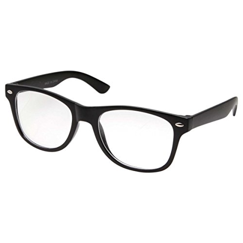 Kids Nerd Glasses Clear Lens Geek Fake for Costume Children's (Age 3-10) Black