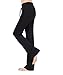 Women’s Yoga Pants - Workout Running Tummy Control Stretch Power Flex Modal Drawstring Comfy Long Leggings (XXL, Black)