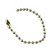 Brady 23306 4-1/2" Size Number 6 Brass Beaded Chain (Pack Of 100) primary