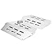QuliMetal 65505 Heat Deflectors for Weber Genesis 300 Series Grills with Front Mounted Control Knobs, Genesis E/S-310, E/S-330(2011-2016), 2-Pack, Stainless Steel for Weber 62756 7622
