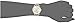 kate spade new york Women's Metro Stainless Steel Quartz Watch with Leather Calfskin Strap, Grey, 16 (Model: KSW1208)