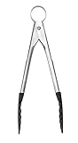 Cuisipro Stainless Steel Silicone Mini Tongs, 7