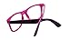 Outray Unisex Retro 80' Clear Lens Glasses 2231C7 Pink