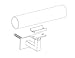 Inline Design - Stainless Steel Handrail Bracket Square for Flat/Curved Bottom Tube Slim Adjustable (Satin Stainless Steel)