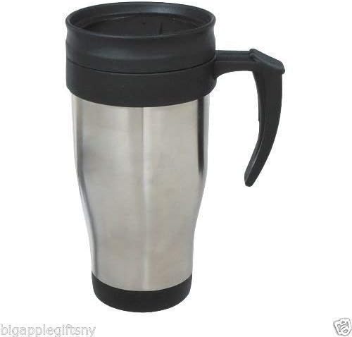 Olrada Stainless Steel Mug With Sipper Lid - 2 Pieces, Multicolour, 400 ml