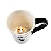 Ceramic Dog Animal Coffee Cups - Woof Cute Mug with a Surprise Inside Dog Paw for Coffee, Tea and Beverages - Premium-Quality, Dishwasher Safe Materials - Ideal Gift, 7 Ounce by Goodscious