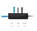 USB Hub, Vogek World's Smallest 4-Port USB 2.0 Hub, Thumb Size USB Hub - Black