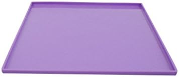 Silicone Placemats for kids with raised edges, easy to clean dishwasher safe, portable for use wherever your child needs a clean eating surface. Color/Purple (unisex)