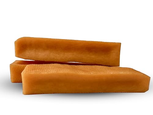 YAK AND CHEW HIMALAYAN CHEESE DOG CHEWS, LONG LASTING, TREATS FOR DOGS, 100% NATURAL, PROTEIN RICH, NO LACTOSE & GLUTEN, HEALTHY & SAFE, GRAINS/STAIN FREE, MEDIUM, PACK OF THREE, 7.76 OUNCES