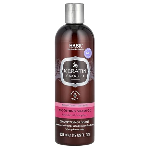 Hask Keratin Protein Shampoo Smoothing 12oz (6 Pack)