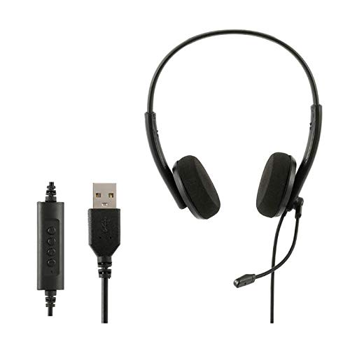 Mua Liuzhuo ヘッドセット ヘッドホン マイク付き Usb 両耳 高音質 軽量 イズキャンセリング マイク付き 有線 Web Skype 会議 ボイスチャット スイッチ Pc用ヘッドセット 40mmドライバー 密閉型 騒音抑制 男女兼用 ヘッドホン Pc対応 Tren Amazon Nhật Chinh Hang 21 Fado