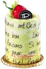 Le Patissier Melon Fraisier (Strawberry) - Gift Towel Pastries Set LPS-505-LEP