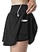 iooho Women's Athletic Tennis Skirt Running Golf Workout Skort with Pockets