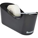 Scotch Desktop Dispenser, Black, No Tape