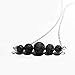 Lava Rock Essential Oil Diffuser Necklace, Minimalist Aromatherapy Jewelry, Simple, Delicate, Dainty Necklace with Stainless Steel Chain