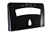 Toilet Seat Cover Dispenser by Oasis Creations -Wall Mount - Heavy Duty Commercial or Residential - Black Smoke