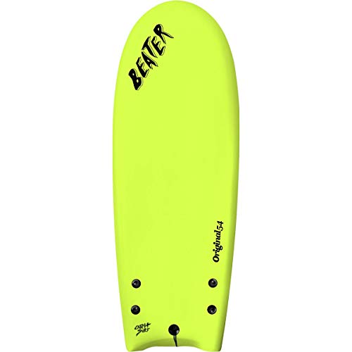 Catch Surf Beater Original 54in – Twin Fin Shortboard Electric Lemon, 4ft 6in