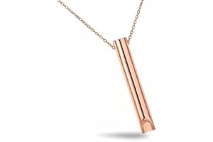 Azusa Sun Anxiety Relief Items, Anxiety Necklace, Breathing Necklace for Anxiety Relief Breathing Exercise Device for Meditation, Mindful Breathing Anxiety Necklace for Natural Stress Relief - Black