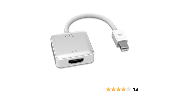 Amazon Com Iluv Mini Display Port Thunderbolt To Hdmi Adapter Computers Accessories