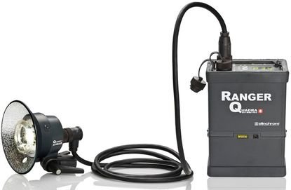 Elinchrom EL 10293.1 Ranger Quadra To Go Set  with 1 Ranger Quadra Power Pack, 1 Battery, 1 "A" Head, 1 Reflector, Cables and Charger