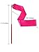 eBoot Dance Streamers Ribbon Wands Gymnastic Rhythmic Ribbon Dance Ribbon with Stick Twirling Rod, 2 m, 6 Pieces