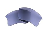 LenzFlip Replacement Lenses for Oakley Flak Jacket XLJ Sunglass - Gray Black Polarized Lenses