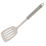 HeyLR Stainless Steel 18/8 Kitchen Utensil Tool Slotted Turner With Ergonomic Handle
