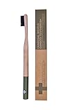 Charcoal Bristle Bamboo Toothbrush (Medium Bristle)