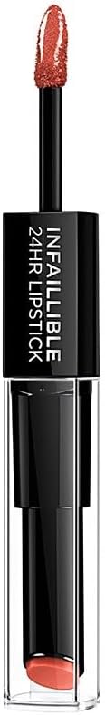 L'Oreal Infallible 2 in 1 Lip Colour 312 Incessant Russet Lipstick view 1