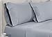 Egyptian Cotton Sheets Queen Size Bed Set Deep Pockets, 800 TC Cotton Queen Sheet Set, Soft Breathable Sateen Weave Elasticated Sheet & Pillowcase Sets, No Pill & Shrink, Machine washable- Silver