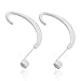 Straps Holder Compatible for Airpods, Paired Wireless Hook Accessories Holders Replacement with Airpods [One for Left and One for Right], White