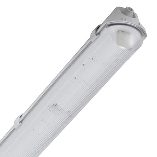 LED Feuchtraumleuchte, Garagenleuchte, max 1x35W LED, inkl. LED Röhre, T8 LED, G13, Deckenleuchte, Wannenleuchte… – Bild 3