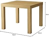 IKEA Lack Small Coffee Table Wood Beige 55x45x55 LACK-Table-Wood view 3