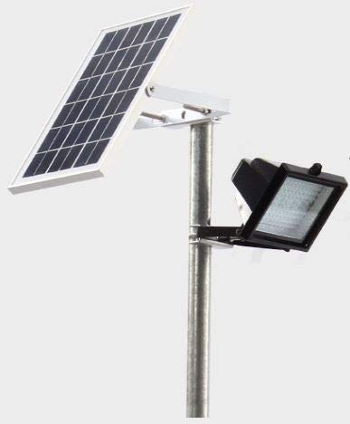 Bizlander Outdoor Waterproof 108 LED Solar Spot Flood Light for Home Garden Garage Shed Barn Business Sign Construction Site Camping 108 LED and 16.4ft Power Cord