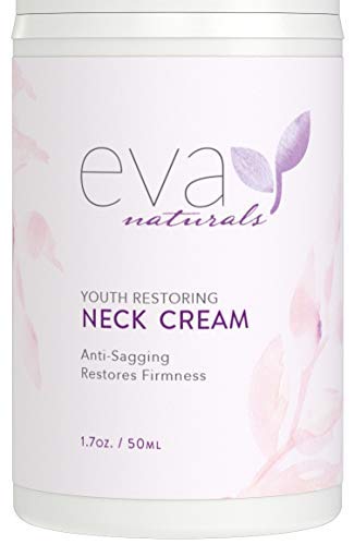 Eva Naturals Neck Firming Cream for Sagging Neck, Wrinkles, Face, Decollete, 2 oz