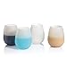 Meluoher Silicone Wine Glasses for Camping Unbreakable Rubber Wine Cups, Set of 4
