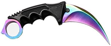 CS GO Knife - Karambit Fade - Stainless Steel - Real Karambit Tactical Knife with Sheath