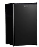 Emerson CR440BE 4.4 Cubic Foot Compact Single Door Refrigerator, cu. ft, Black