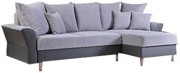 Meublo Canapé Dangle Convertibles Avec Coussins 3 Place