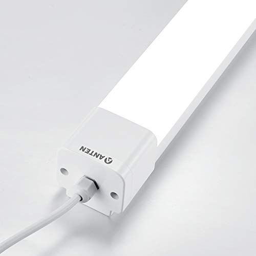 Anten LED Wannenleuchte Feuchtraumleuchte 45W 150CM Klassisches Design mit 4500LM in Kaltweiß 6000K, LED Kellerleuchte…