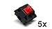 Cherry MX Red Keyswitch (5 pack) - MX1AL1NN | Plate Mounted | Linear | by himalayanelixir …