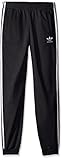 adidas Originals Boys' Superstar Track Pants, Black, Large