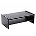 TAVR Computer Monitor Stand Riser Desk Top Storage Organizer for TV Laptop Printer Stand 16.7 x 9.4 inch 2 Tiers Shelves Black CM1002