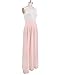 ABD Women's Vintage Lace Chiffon Formal Party Wedding Bridesmaid Long Dress