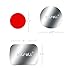 aLLreli 9 Pack Metal Plates with Adhesive and 3M Adhesive Tapes for Car Mount Phone Holder Cradle, 6 Pack Metal Plates and 3 Pack Tapes