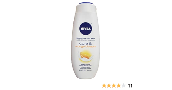 nivea orange shower gel