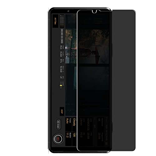 Puccy Privacy Screen Protector Film, compatible with Sony Xperia PRO-I Anti Spy TPU Guard （ Not Tempered Glass Protectors ）, Black